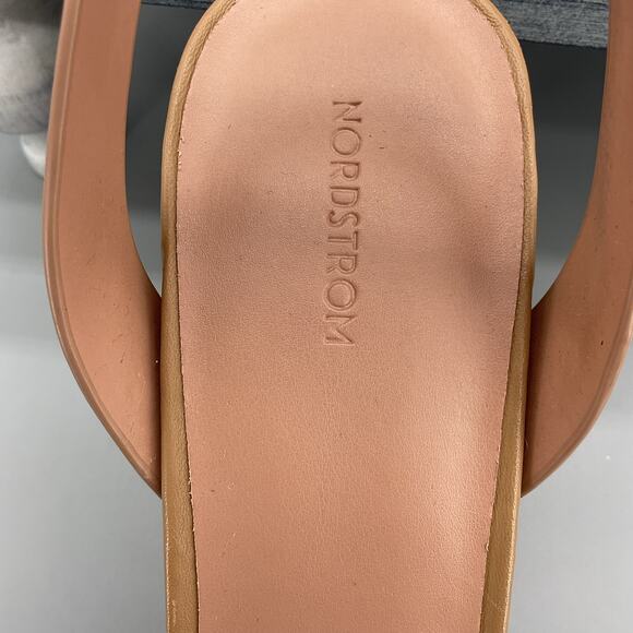 NEW Nordstrom Women’s Noanita-Lea Block Heel Sandals Tan Size 11M - Picture 6 of 10